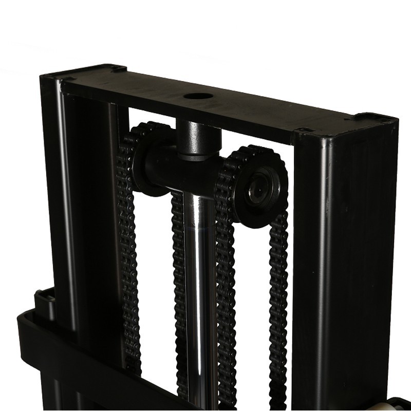 Zoom sobre la cadena doble del apilador eléctrico 1000kg Elevación 3000 mm