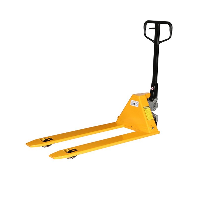 Vista trasera de la transpaleta perfil bajo 35mm