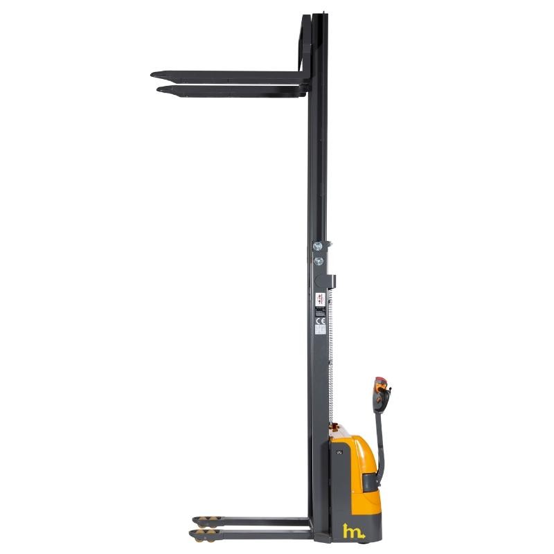 vista de perfil Apilador eléctrico 3000 mm Capacidad 1500 kg