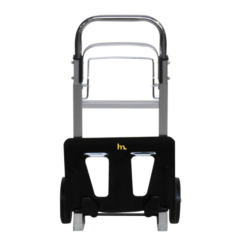 Vista de frente de la Carretilla de aluminio plegable - 90 kg totalmente plegada