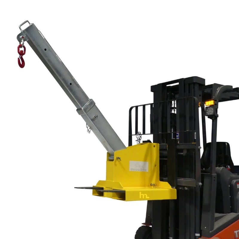 Vista general de la Pluma para carretilla elevadora articulada 2.5 T desplegada