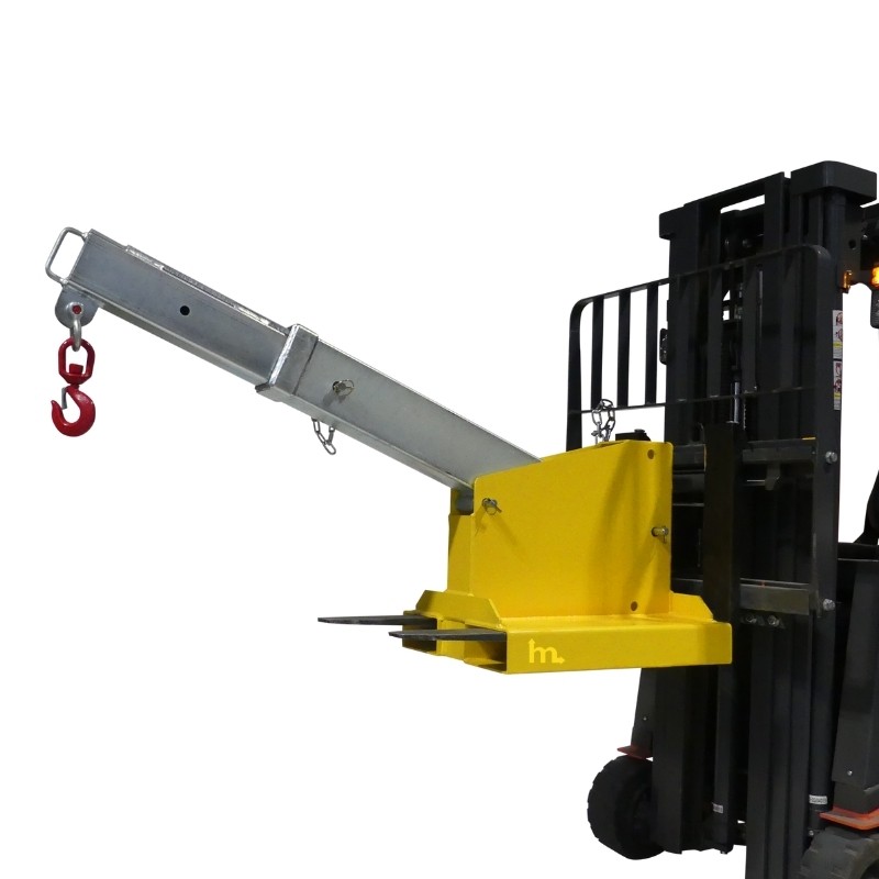 Pluma para carretilla elevadora articulada 1.2 T vista alzada