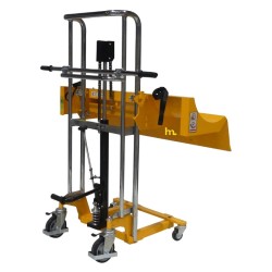 Vista trasera Mini apilador para bobinas 400 kg - Elevación 1200 mm