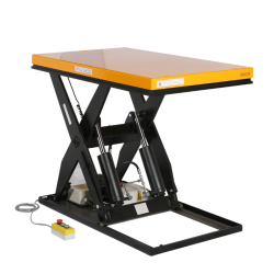 Mesa elevadora 2000 kg - Plataforma: 1300x800 mm (220V) vista desde 3/4