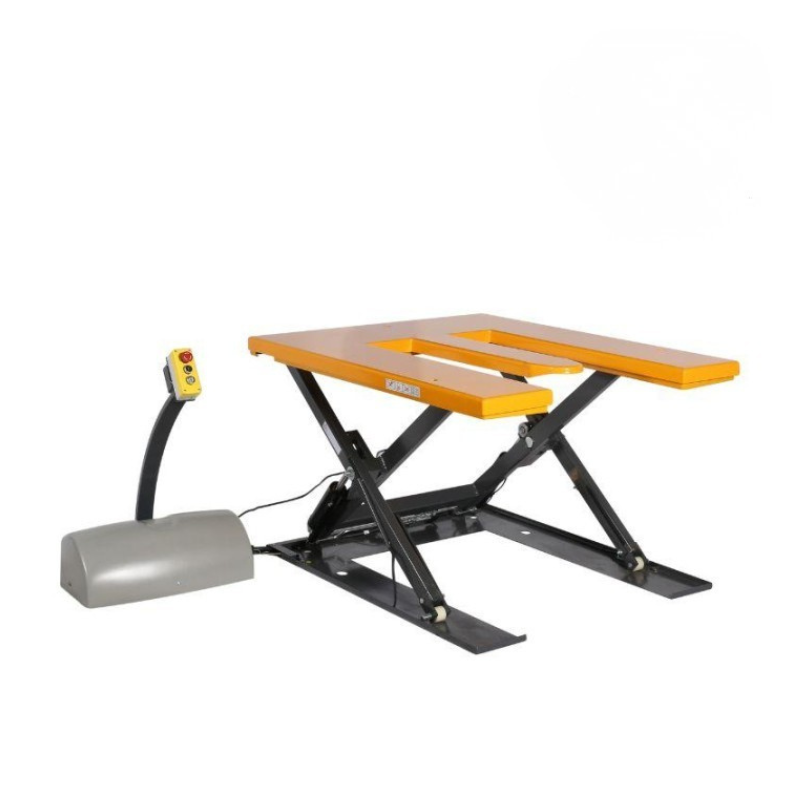 Mesa elevadora en E 1000 kg vista desde 3/4