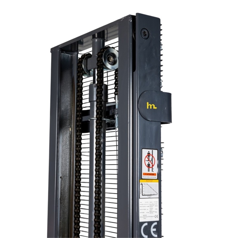 Apilador eléctrico batería de litio 1.500 kg – Elevación 1.600 mm